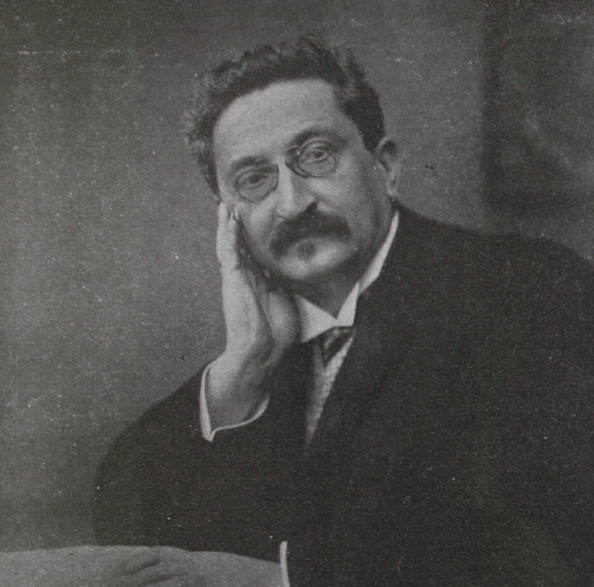 Portrait von Dr. Jakob Loewenberg im mittleren Alter.